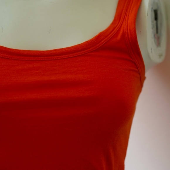 THEORY Camisole, Orange, Size: Small - Picture 3 of 4